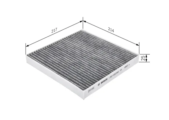 Filter, Innenraumluft BOSCH 1 987 435 544 Bild Filter, Innenraumluft BOSCH 1 987 435 544