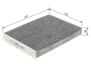 Filter, Innenraumluft BOSCH 1 987 435 556