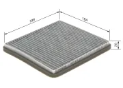 Filter, Innenraumluft BOSCH 1 987 435 565