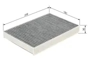 Filter, Innenraumluft BOSCH 1 987 435 573