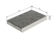 Filter, Innenraumluft BOSCH 1 987 435 574
