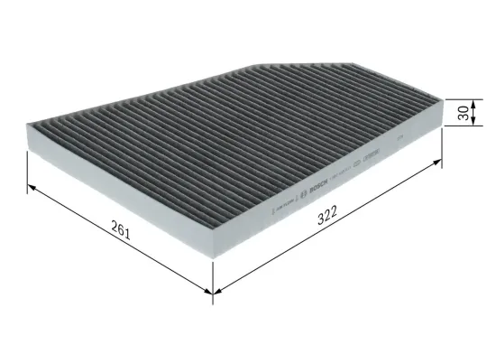 Filter, Innenraumluft Innenraum BOSCH 1 987 435 611 Bild Filter, Innenraumluft Innenraum BOSCH 1 987 435 611