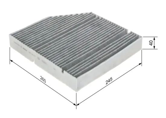 Filter, Innenraumluft BOSCH 1 987 435 617 Bild Filter, Innenraumluft BOSCH 1 987 435 617