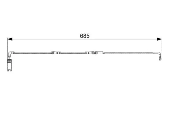 Warnkontakt, Bremsbelagverschleiß BOSCH 1 987 473 003 Bild Warnkontakt, Bremsbelagverschleiß BOSCH 1 987 473 003