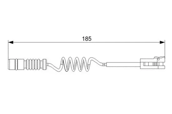 Warnkontakt, Bremsbelagverschleiß BOSCH 1 987 473 007 Bild Warnkontakt, Bremsbelagverschleiß BOSCH 1 987 473 007