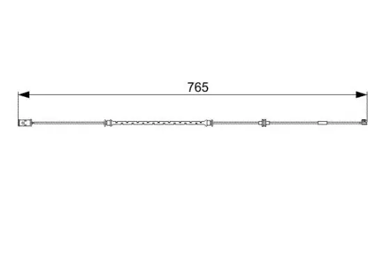Warnkontakt, Bremsbelagverschleiß BOSCH 1 987 473 018 Bild Warnkontakt, Bremsbelagverschleiß BOSCH 1 987 473 018