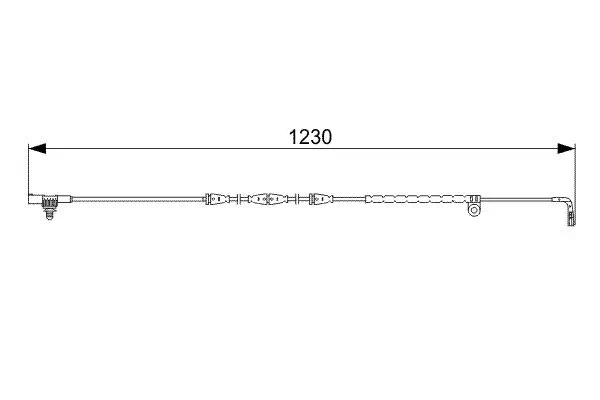 Warnkontakt, Bremsbelagverschleiß BOSCH 1 987 473 022 Bild Warnkontakt, Bremsbelagverschleiß BOSCH 1 987 473 022