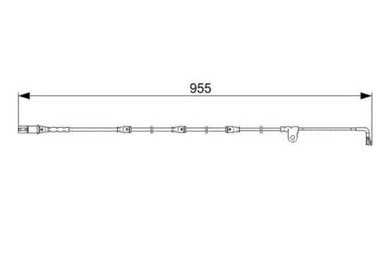 Warnkontakt, Bremsbelagverschleiß BOSCH 1 987 473 028 Bild Warnkontakt, Bremsbelagverschleiß BOSCH 1 987 473 028