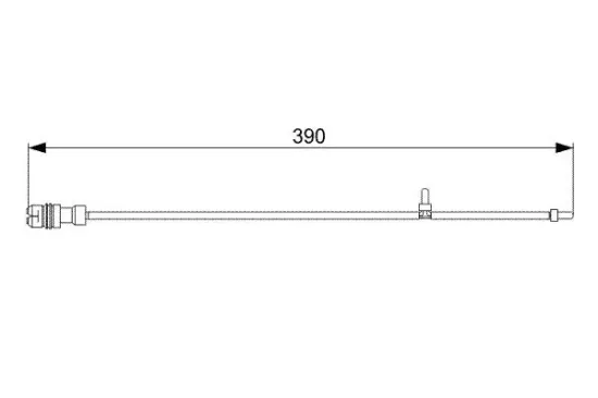 Warnkontakt, Bremsbelagverschleiß Vorderachse rechts BOSCH 1 987 473 041 Bild Warnkontakt, Bremsbelagverschleiß Vorderachse rechts BOSCH 1 987 473 041