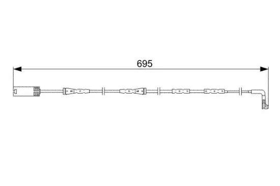 Warnkontakt, Bremsbelagverschleiß BOSCH 1 987 473 050 Bild Warnkontakt, Bremsbelagverschleiß BOSCH 1 987 473 050