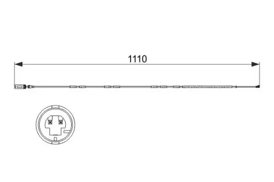 Warnkontakt, Bremsbelagverschleiß BOSCH 1 987 473 515 Bild Warnkontakt, Bremsbelagverschleiß BOSCH 1 987 473 515