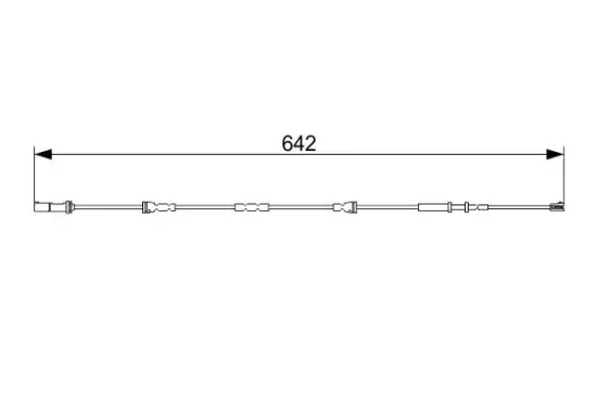 Warnkontakt, Bremsbelagverschleiß BOSCH 1 987 473 544 Bild Warnkontakt, Bremsbelagverschleiß BOSCH 1 987 473 544