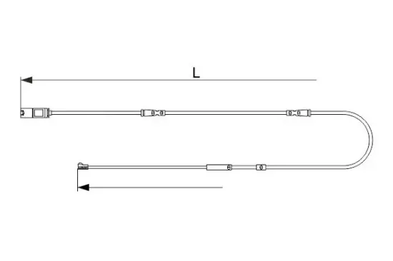 Warnkontakt, Bremsbelagverschleiß BOSCH 1 987 473 621 Bild Warnkontakt, Bremsbelagverschleiß BOSCH 1 987 473 621