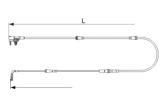 Warnkontakt, Bremsbelagverschleiß BOSCH 1 987 473 627 Bild Warnkontakt, Bremsbelagverschleiß BOSCH 1 987 473 627