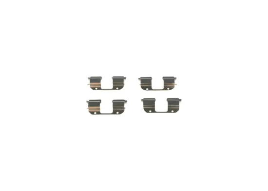 Zubehörsatz, Scheibenbremsbelag Vorderachse BOSCH 1 987 474 393 Bild Zubehörsatz, Scheibenbremsbelag Vorderachse BOSCH 1 987 474 393