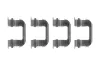 Zubehörsatz, Scheibenbremsbelag Vorderachse BOSCH 1 987 474 394 Bild Zubehörsatz, Scheibenbremsbelag Vorderachse BOSCH 1 987 474 394
