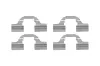 Zubehörsatz, Scheibenbremsbelag BOSCH 1 987 474 435 Bild Zubehörsatz, Scheibenbremsbelag BOSCH 1 987 474 435