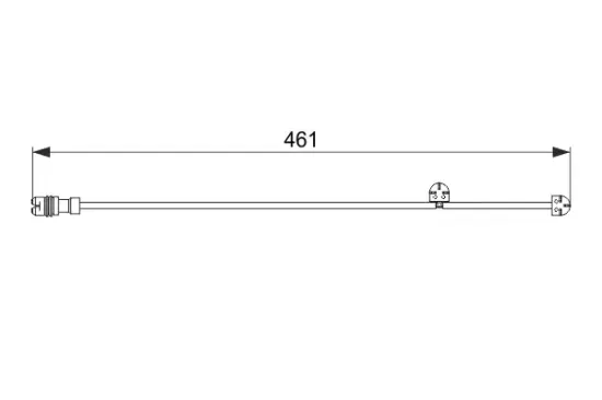 Warnkontakt, Bremsbelagverschleiß Vorderachse rechts BOSCH 1 987 474 558 Bild Warnkontakt, Bremsbelagverschleiß Vorderachse rechts BOSCH 1 987 474 558