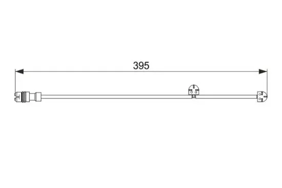 Warnkontakt, Bremsbelagverschleiß Vorderachse links BOSCH 1 987 474 559 Bild Warnkontakt, Bremsbelagverschleiß Vorderachse links BOSCH 1 987 474 559
