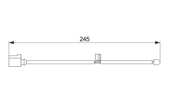 Warnkontakt, Bremsbelagverschleiß BOSCH 1 987 474 563 Bild Warnkontakt, Bremsbelagverschleiß BOSCH 1 987 474 563