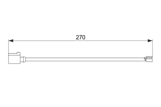 Warnkontakt, Bremsbelagverschleiß Vorderachse BOSCH 1 987 474 564 Bild Warnkontakt, Bremsbelagverschleiß Vorderachse BOSCH 1 987 474 564