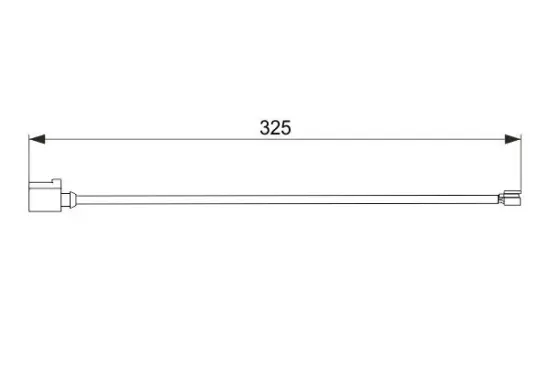 Warnkontakt, Bremsbelagverschleiß BOSCH 1 987 474 567 Bild Warnkontakt, Bremsbelagverschleiß BOSCH 1 987 474 567