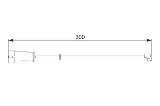 Warnkontakt, Bremsbelagverschleiß BOSCH 1 987 474 573 Bild Warnkontakt, Bremsbelagverschleiß BOSCH 1 987 474 573