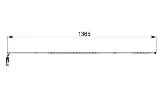 Warnkontakt, Bremsbelagverschleiß BOSCH 1 987 474 583 Bild Warnkontakt, Bremsbelagverschleiß BOSCH 1 987 474 583