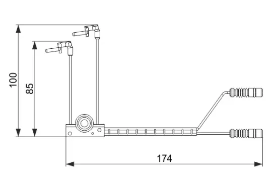 Warnkontakt, Bremsbelagverschleiß BOSCH 1 987 474 584 Bild Warnkontakt, Bremsbelagverschleiß BOSCH 1 987 474 584