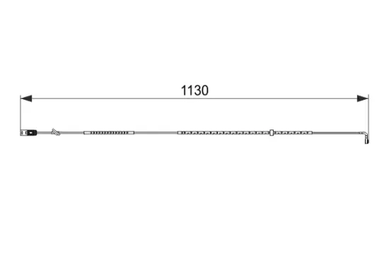 Warnkontakt, Bremsbelagverschleiß Vorderachse BOSCH 1 987 474 595 Bild Warnkontakt, Bremsbelagverschleiß Vorderachse BOSCH 1 987 474 595