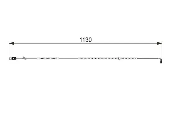 Warnkontakt, Bremsbelagverschleiß Vorderachse BOSCH 1 987 474 595 Bild Warnkontakt, Bremsbelagverschleiß Vorderachse BOSCH 1 987 474 595