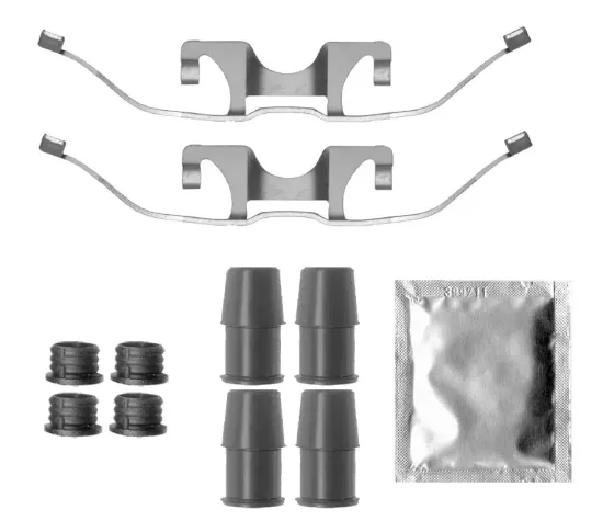 Zubehörsatz, Scheibenbremsbelag Vorderachse BOSCH 1 987 474 787 Bild Zubehörsatz, Scheibenbremsbelag Vorderachse BOSCH 1 987 474 787