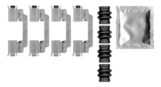 Zubehörsatz, Scheibenbremsbelag Hinterachse BOSCH 1 987 474 826 Bild Zubehörsatz, Scheibenbremsbelag Hinterachse BOSCH 1 987 474 826