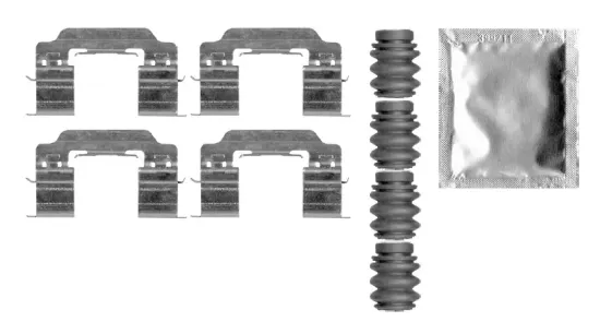 Zubehörsatz, Scheibenbremsbelag Vorderachse BOSCH 1 987 474 832 Bild Zubehörsatz, Scheibenbremsbelag Vorderachse BOSCH 1 987 474 832