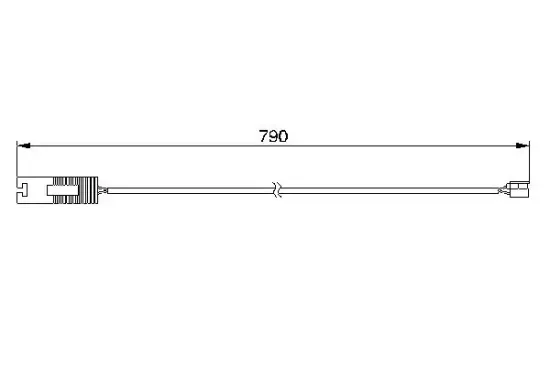 Warnkontakt, Bremsbelagverschleiß BOSCH 1 987 474 926 Bild Warnkontakt, Bremsbelagverschleiß BOSCH 1 987 474 926