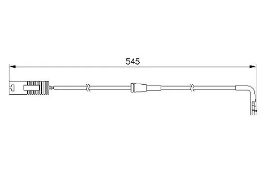 Warnkontakt, Bremsbelagverschleiß BOSCH 1 987 474 940 Bild Warnkontakt, Bremsbelagverschleiß BOSCH 1 987 474 940