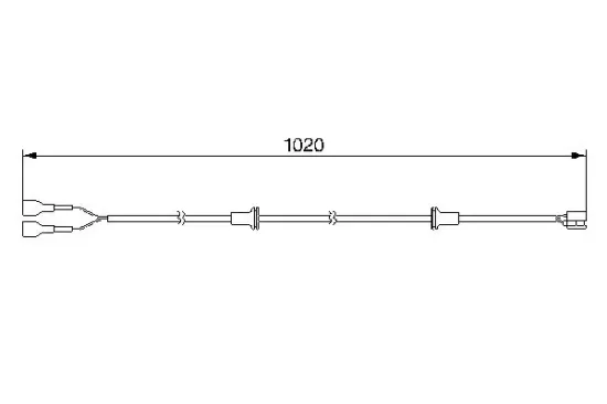 Warnkontakt, Bremsbelagverschleiß Vorderachse BOSCH 1 987 474 976 Bild Warnkontakt, Bremsbelagverschleiß Vorderachse BOSCH 1 987 474 976