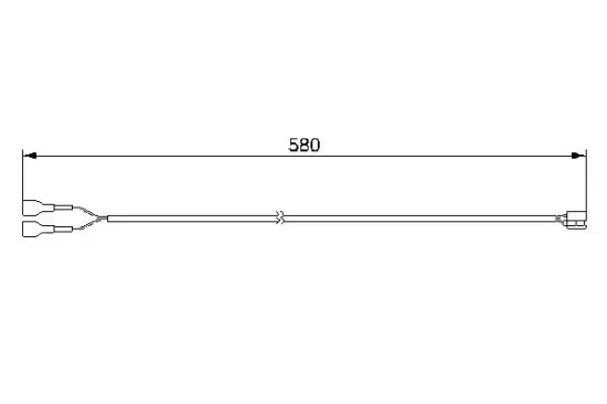 Warnkontakt, Bremsbelagverschleiß Hinterachse BOSCH 1 987 474 978 Bild Warnkontakt, Bremsbelagverschleiß Hinterachse BOSCH 1 987 474 978