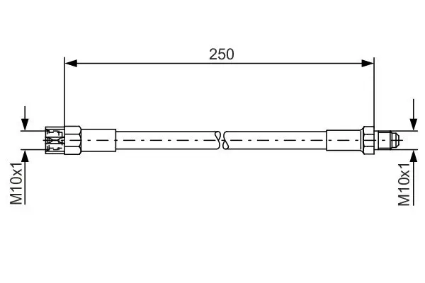 Bremsschlauch BOSCH 1 987 476 009