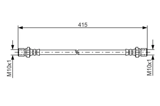 Bremsschlauch BOSCH 1 987 476 011 Bild Bremsschlauch BOSCH 1 987 476 011