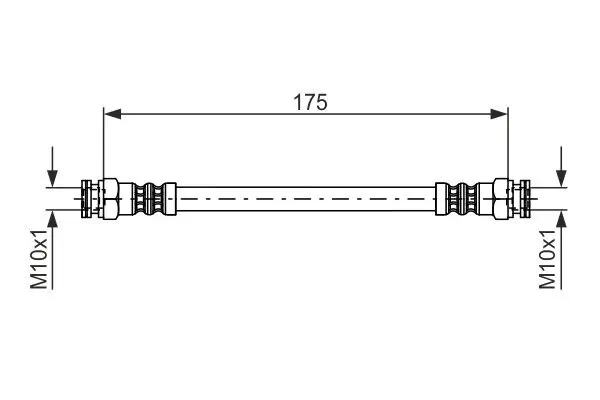 Bremsschlauch BOSCH 1 987 476 012