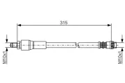 Bremsschlauch BOSCH 1 987 476 032