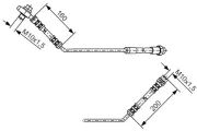 Bremsschlauch BOSCH 1 987 476 054