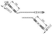 Bremsschlauch Hinterachse rechts BOSCH 1 987 476 055
