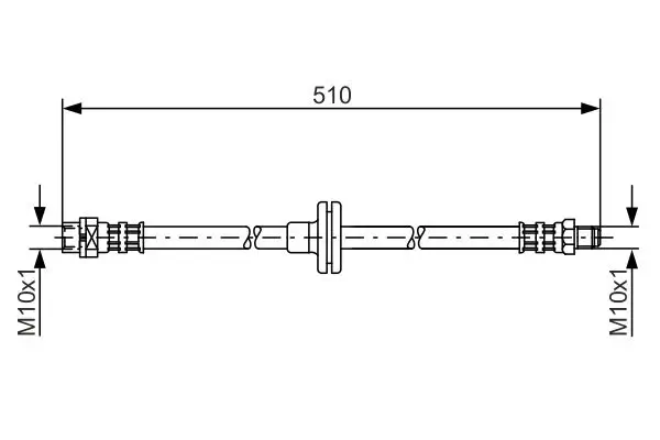 Bremsschlauch BOSCH 1 987 476 056