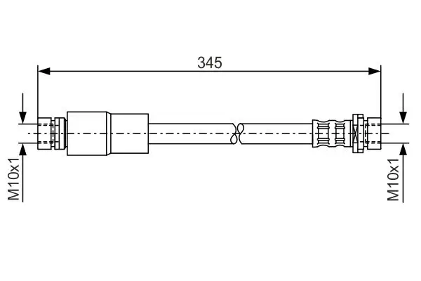 Bremsschlauch BOSCH 1 987 476 058