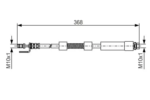 Bremsschlauch BOSCH 1 987 476 059