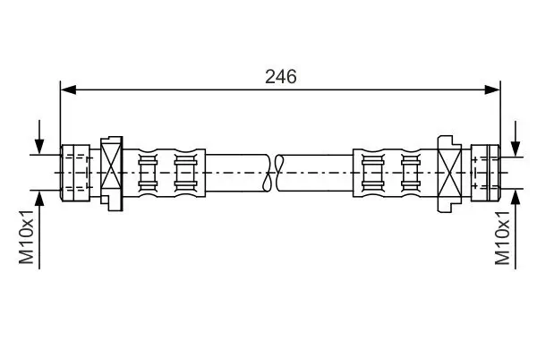 Bremsschlauch BOSCH 1 987 476 071