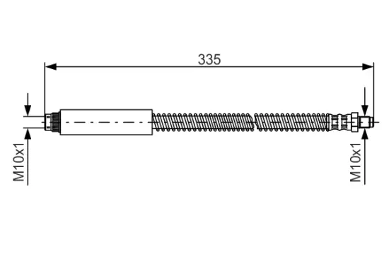 Bremsschlauch BOSCH 1 987 476 078 Bild Bremsschlauch BOSCH 1 987 476 078