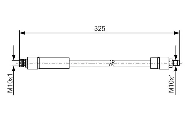 Bremsschlauch BOSCH 1 987 476 082